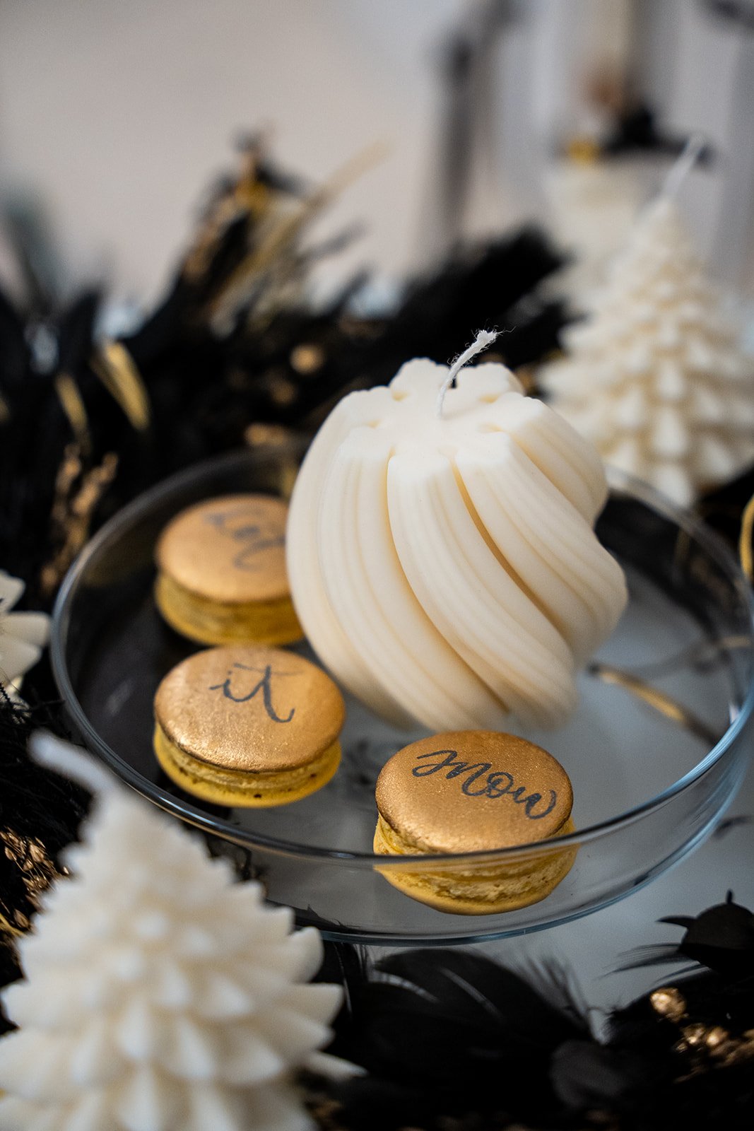 Schneeflockenkerze aus Bio-Sojawachs - Image 3