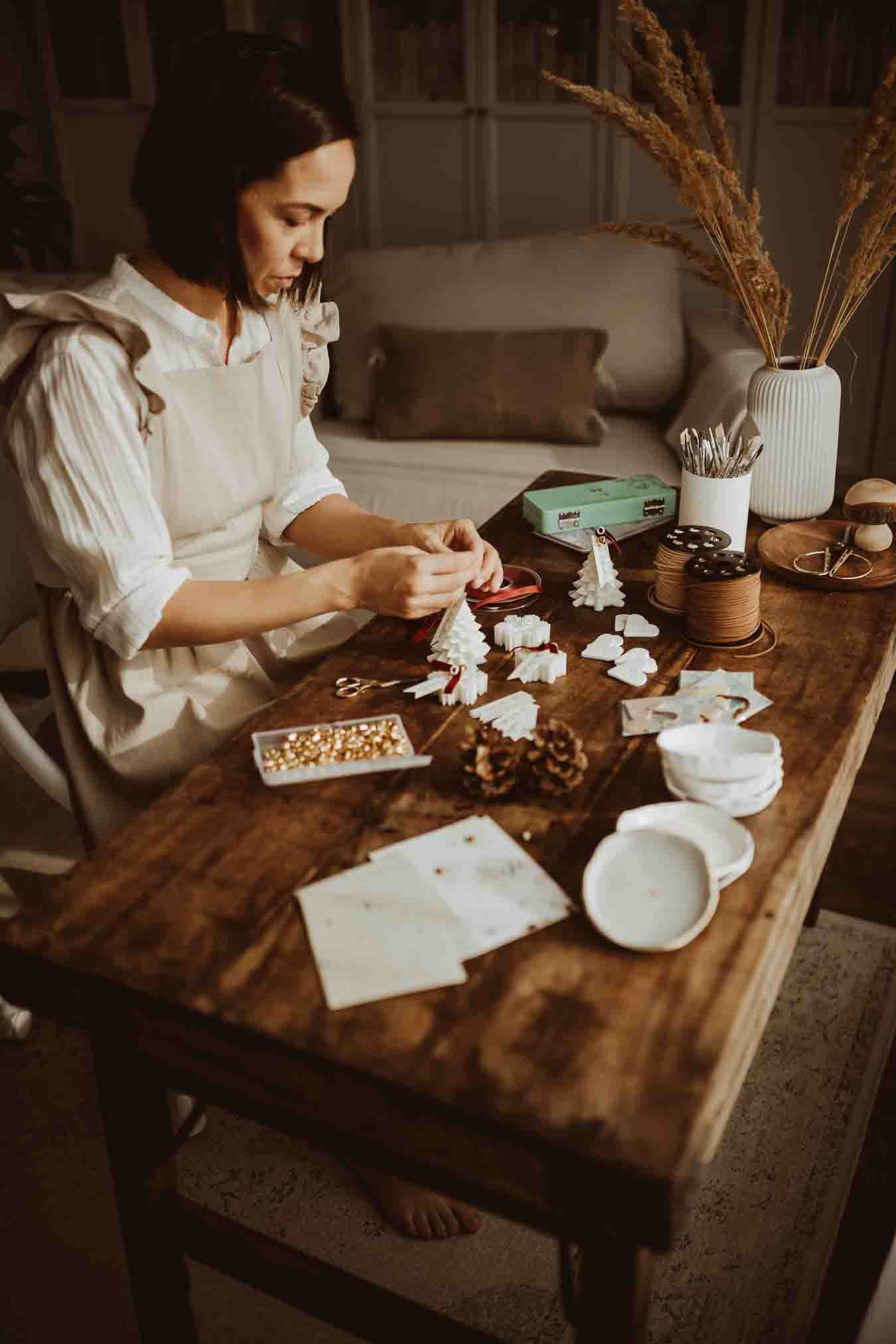 Weihnachtsbaum Kerze aus Bio-Sojawachs - Image 5