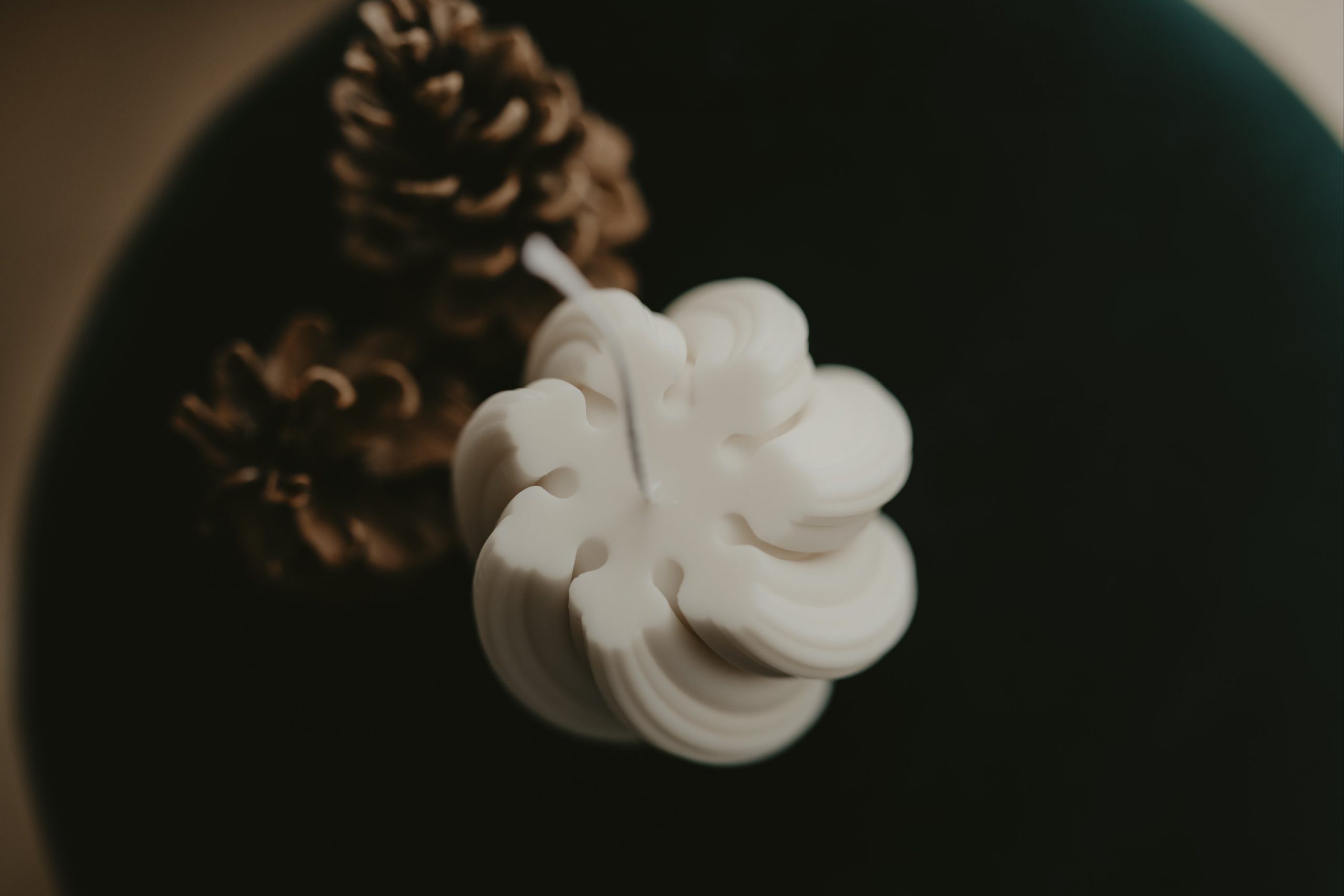 Schneeflockenkerze aus Bio-Sojawachs - Image 2