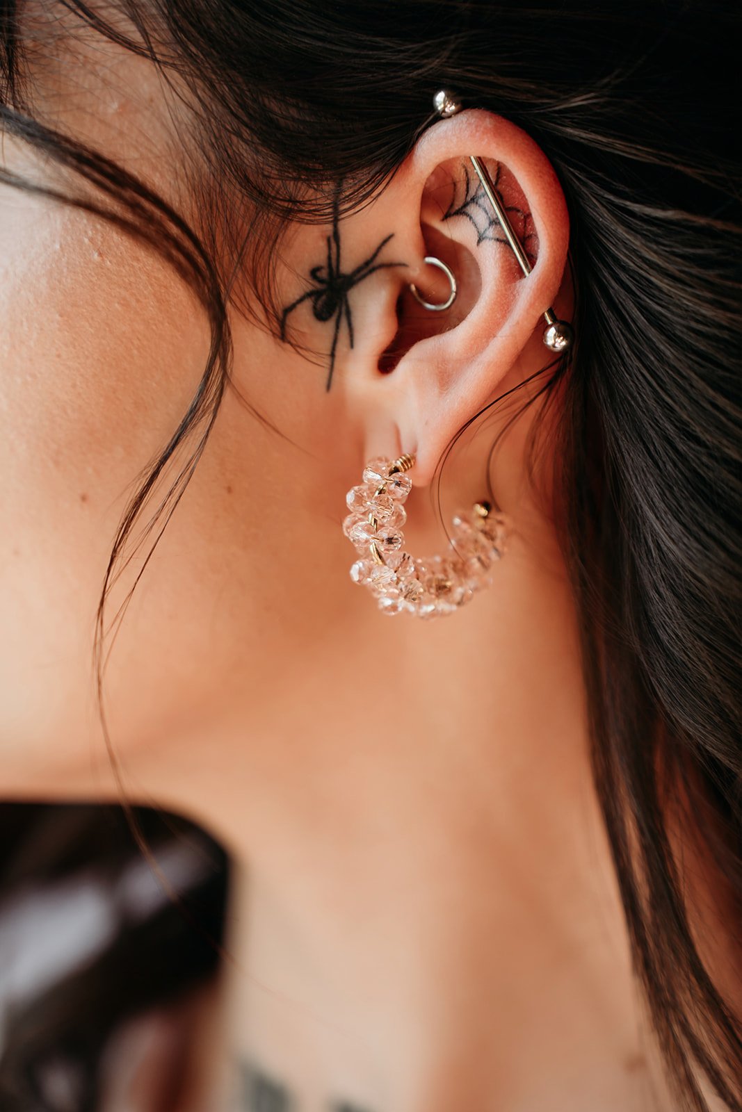 Brillante Élégance Rosé Ohrringe - Image 4