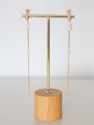 LILOU – Pearl Earrings „Love“